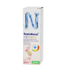 Septanazal dla dzieci, (0,5mg+50mg)/ml, aer.do nosa, 10 ml