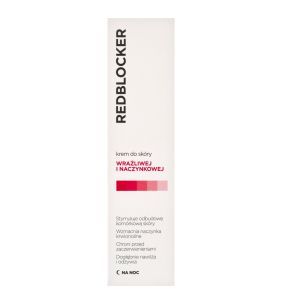 RedBlocker, krem do skóry wrażliwej i naczynkowej, na noc, 50 ml