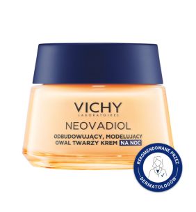 Vichy Neovadiol, kompleks uzupełniający, odbudowujący, modelujący owal twarzy krem na noc, 50 ml