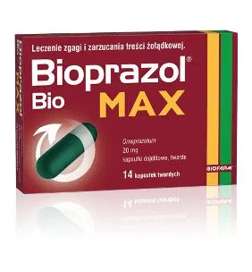 Bioprazol Bio Max, 20 mg, kapsułki dojelitowe twarde, 14 szt.