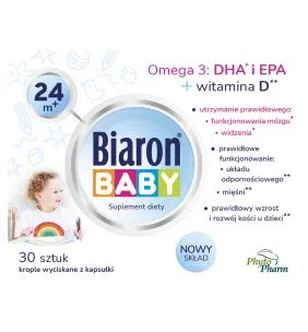 Biaron Baby 24 m+, krople wyciskane z kapsułki (twist-off), 30 szt.