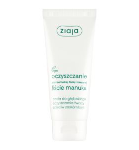 Ziaja Liście Manuka-Oczyszczanie, pasta do głębokiego oczyszczania twarzy, 75 ml