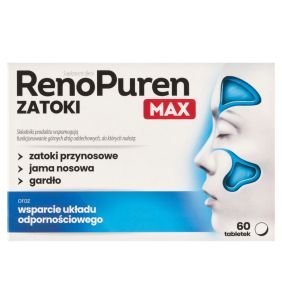 RenoPuren Zatoki MAX, tabletki, 60 szt.
