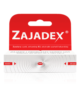 Zajadex, maść na zajady i problemy skóry ust, 10 ml