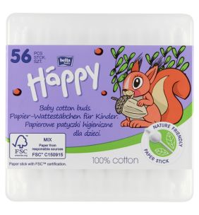 Bella Baby Happy, patycz.,higieniczne, 56 szt