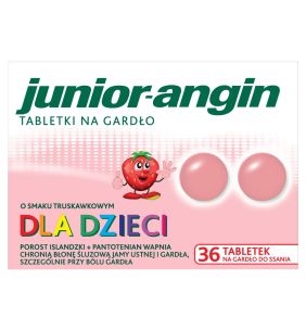 Junior angin, tabletki na gardło, 36 szt.