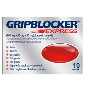 Gripblocker Express, kapsułki miękkie, 10 szt.
