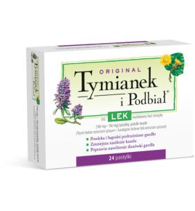 Original Tymianek i Podbiał, pastylki twarde, 24 szt.