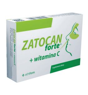 Zatocan Forte, kaps.twarde, + witamina C, 60 szt