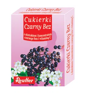 Cukierki, czarny bez, 50 g