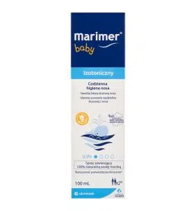 Marimer baby, spray do nosa, roztwór naturalnej wody morskiej,100 ml
