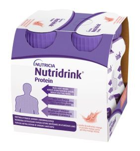 Nutridrink Protein, płyn o smaku brzoskwinia-mango, 4 x 125 ml