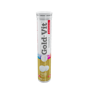 Olimp Gold-Vit Complex + Żelazo, tabletki musujące, smak pomarańczowy, 20 szt.