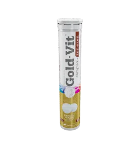 Olimp Gold-Vit Complex + Żeń-szeń, tabletki musujące, smak pomarańczowy, 20 szt.
