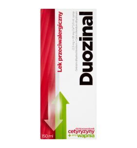 Duozinal, (2,5 mg+58 mg Ca2+)/5 ml, syrop, 150 ml