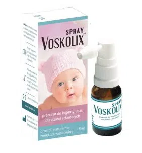 Voskolix, spray, do higieny uszu, 15 ml