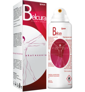 Belcura, emulsja w aerozolu do ciała zawierająca mikronizowane srebro, 125 ml
