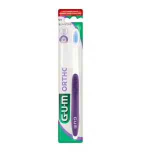 Gum Ortho, szczoteczka do zębów, ortodontyczna, 1 szt.