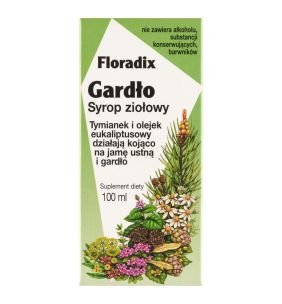 Floradix Gardło, syrop ziołowy, 100 ml