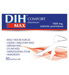 DIH Max Comfort, 1000 mg, tabletki powlekane, 30 szt.