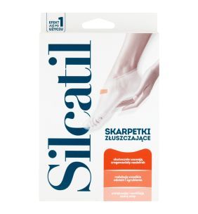 Silcatil, skarpetki złuszczające, 1 para