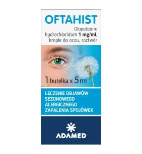 Oftahist, 1 mg/ml, krople do oczu, 5 ml (1 butelka)
