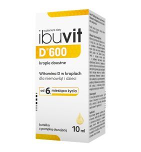 Ibuvit D 600, krople doustne, 10 ml