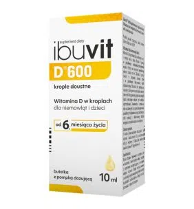 Ibuvit D 600, krople doustne, 10 ml