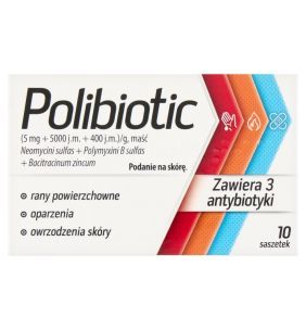 Polibiotic, maść w saszetkach, 1 g, 10 szt.