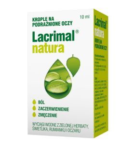 Lacrimal natura, krople do oczu, 10 ml