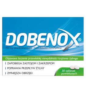 Dobenox, 250 mg, tabletki powlekane, 30 szt.