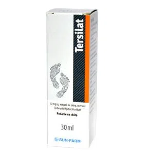 Tersilat, 10 mg/g, aer.na skore, 30 ml
