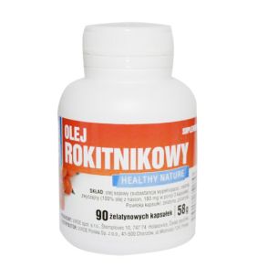 Olej rokitnikowy, kapsułki, 90 szt.