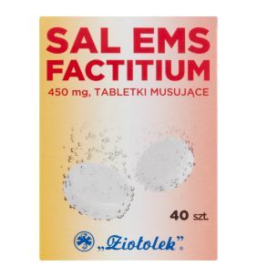 Sal Ems factitium, tabletki musujące, 40 szt. (Ziołolek)