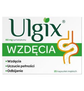 Ulgix Wzdecia, 80 mg, kaps.miekkie, 25 szt