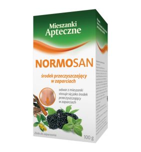 Normosan, zioła do zaparzania, mieszanka ziołowa, 100 g