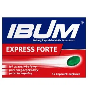 Ibum Express Forte, 400 mg, kapsułki miękkie, 12 szt.