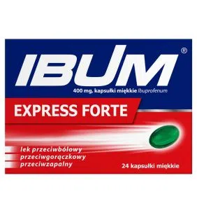 Ibum Express Forte, 400 mg, kapsułki miękkie, 24 szt.