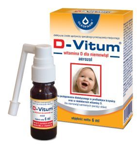 D-Vitum, witamina D dla niemowląt, 6 ml (aerozol)