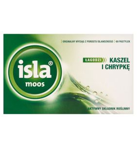 Isla-Moos, pastylki do ssania, 60 szt.
