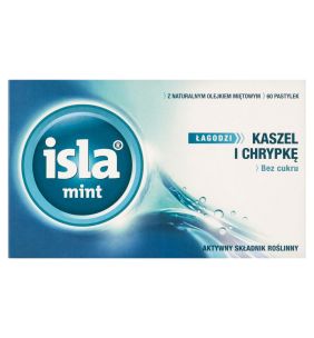Isla-Mint, pastylki do ssania, 60 szt.