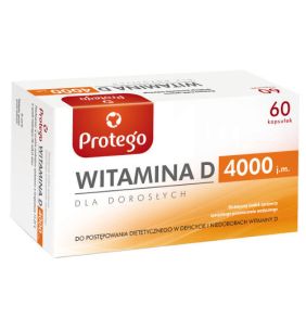 Protego Witamina D 4000, kapsułki, 60 szt.