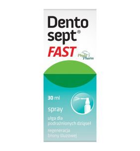 Dentosept Fast, ulga dla podrażnionych dziąseł, spray, 30 ml