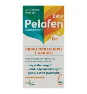 Pelafen Baby 6m+, kapsułki twist-off, 20 szt.