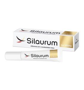 Silaurum, zel, na blizny, silikon.z nanokoloid.zlota, 15 ml