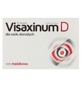 Visaxinum D dla osób dorosłych z cerą trądzikową, tabletki powlekane, 30 szt.