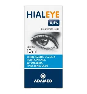 Hialeye, 0,4%, krople do oczu, 10 ml
