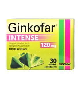 Ginkofar Intense, 120 mg, tabletki powlekane, 30 szt.
