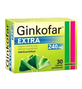 Ginkofar Extra, 240 mg, tabl.powl., 30 szt