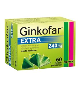 Ginkofar Extra, 240 mg, tabletki powlekane, 60 szt.
